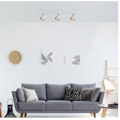 Rabalux lampa podsufitowa 3x18 W biała 5047