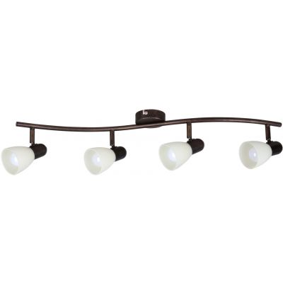 Rabalux Soma lampa podsufitowa 4x40 W brązowa-kremowa 6594