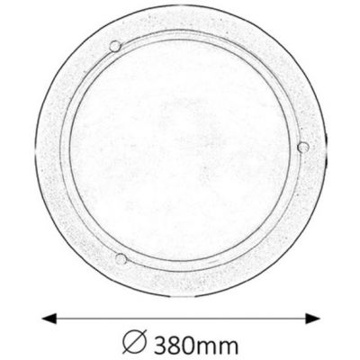 Rabalux Ufo plafon 2x60 W chrom 5143