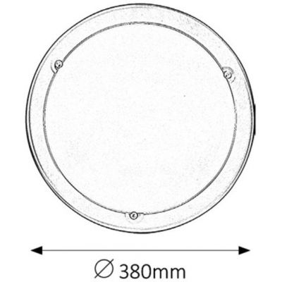 Rabalux Ufo plafon 2x60 W chrom-satyna 5151