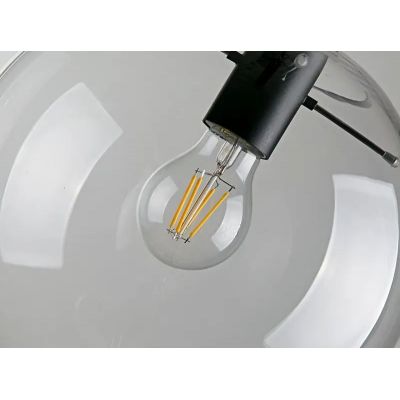 TooLight Lassi lampa wisząca 1x60W APP308-1CP czarna OSW-00340