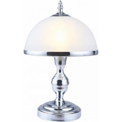 Reality Lindgard lampa stołowa 1x40W chrom/biały 508701-06