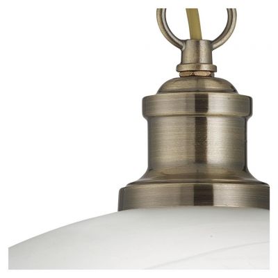 Searchlight Bistro lampa wisząca 1x60W mosiądz antyczny 1591AB