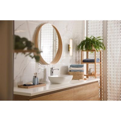 Searchlight Clamp kinkiet 1x18W LED złoty/szkło opalowe 63125-1GO