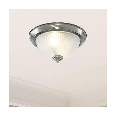 Searchlight American Diner plafon 2x60 W biały-srebrny 4042