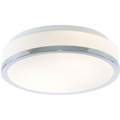 Searchlight Discs plafon 2x60W chrom/szkło białe 7039-28CC