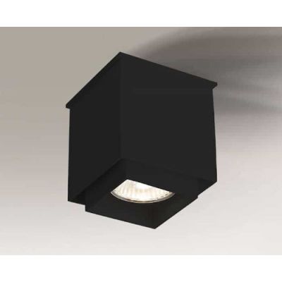 Shilo Kazo lampa podsufitowa 1x35W czarna 1107