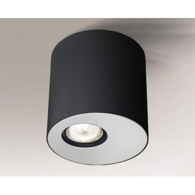 Shilo Toki lampa podsufitowa 1x35W czarny/biały 1123