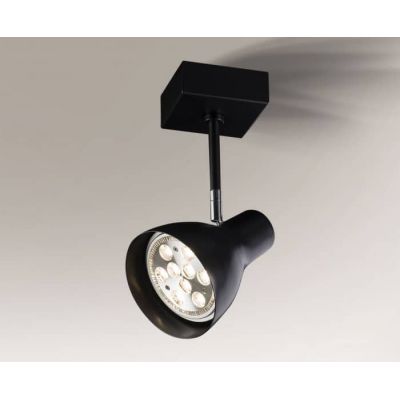 Shilo Mima lampa podsufitowa 1x15W LED czarna 2255