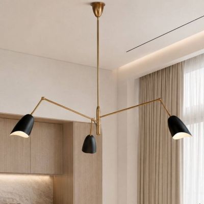 Step Into Design Ragno lampa wisząca 3x40 W czarna-złota ST-8625P black