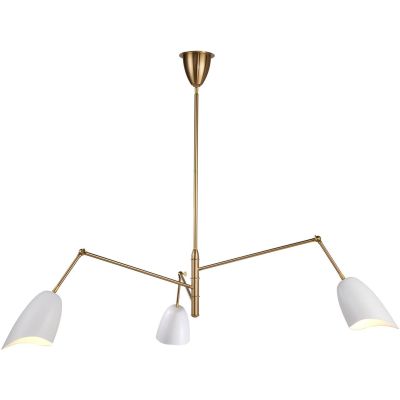 Step Into Design Ragno lampa wisząca 3x40 W biała-złota ST-8625P white