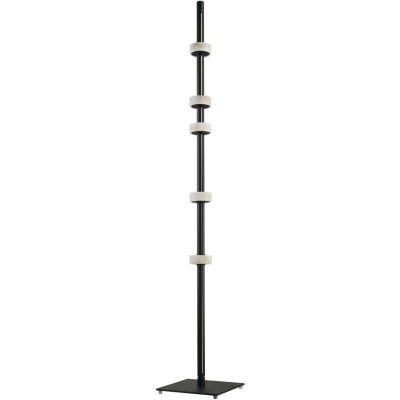 Step Into Design Ringo lampa stojąca 1x18 W biała-czarna ST-8955F