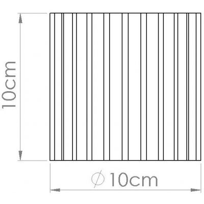 Sollux Lighting Aura lampa podsufitowa 1x10 W burgund SL.1819
