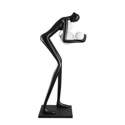 Step Into Design Woman lampa stojąca 4x40 W czarna DN433-F BLACK