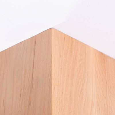 Sollux Lighting Solis lampa podsufitowa 1x8 W drewno SL.1407