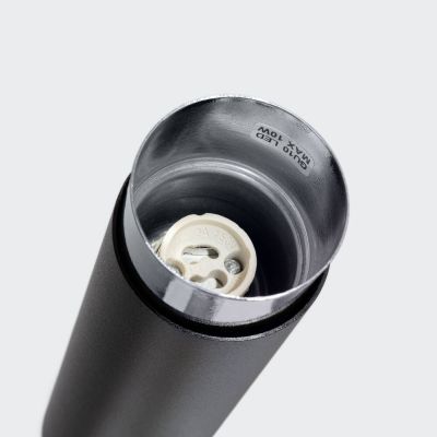 Sollux Lighting Nero lampa podsufitowa 1x10 W czarna SL.1408