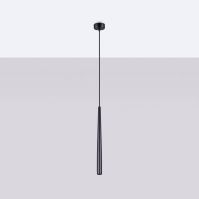 Sollux Lighting Bliss lampa wisząca 1x8 W czarna SL.1462