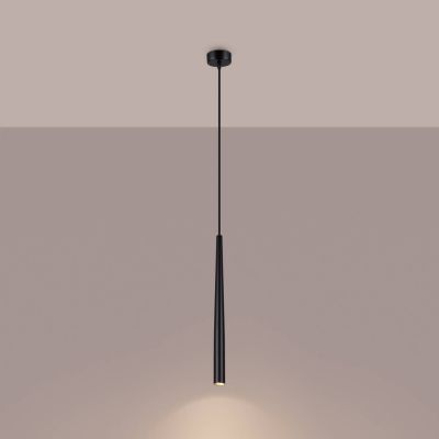 Sollux Lighting Bliss lampa wisząca 1x8 W czarna SL.1462
