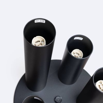 Sollux Lighting Lagos lampa podsufitowa 5x10 W czarna SL.1467