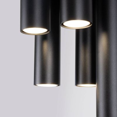 Sollux Lighting Lagos lampa podsufitowa 5x10 W czarna SL.1467