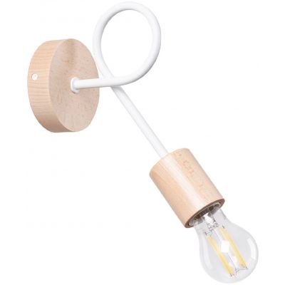 Sollux Lighting Ember kinkiet 1x15 W biały SL.1473