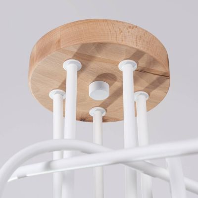 Sollux Lighting Ember lampa podsufitowa 5x15 W biała SL.1475