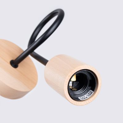 Sollux Lighting Ember kinkiet 1x15 W czarny SL.1476