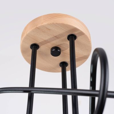 Sollux Lighting Ember lampa podsufitowa 3x15 W czarna SL.1477