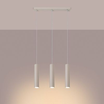 Sollux Lighting Lagos lampa wisząca 3x10 W beżowa SL.1481