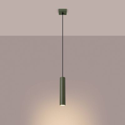 Sollux Lighting Lagos lampa wisząca 1x10 W zielona SL.1484