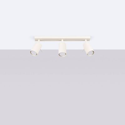 Sollux Lighting Ring lampa podsufitowa 3x10 W beżowa SL.1496