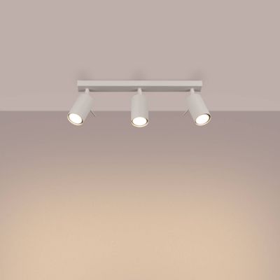 Sollux Lighting Ring lampa podsufitowa 3x10 W beżowa SL.1496