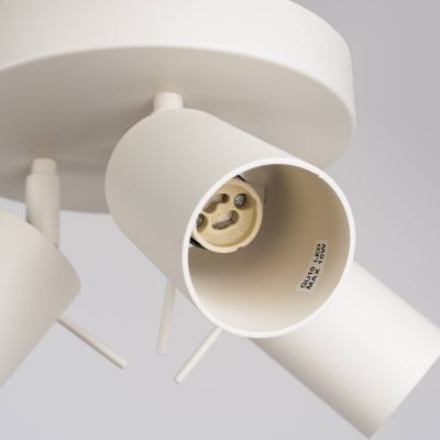 Sollux Lighting Ring lampa podsufitowa 3x10 W beżowa SL.1497