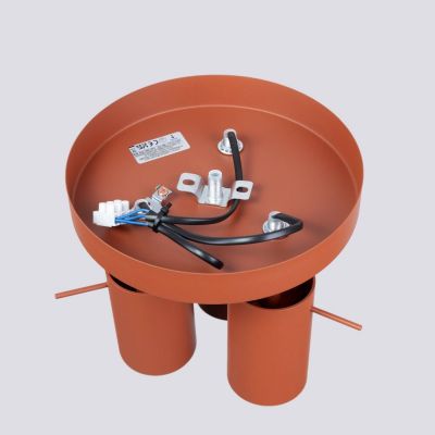 Sollux Lighting Ring lampa podsufitowa 3x10 W czerwona SL.1509