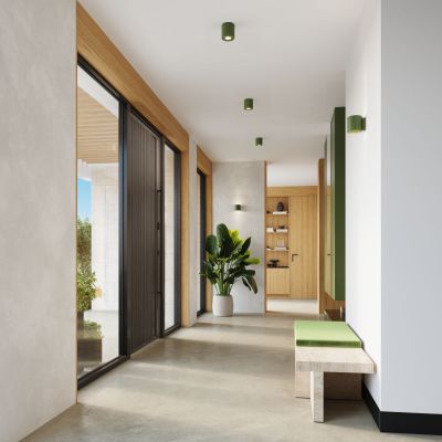 Sollux Lighting Orbis kinkiet 1x8 W zielony SL.1839