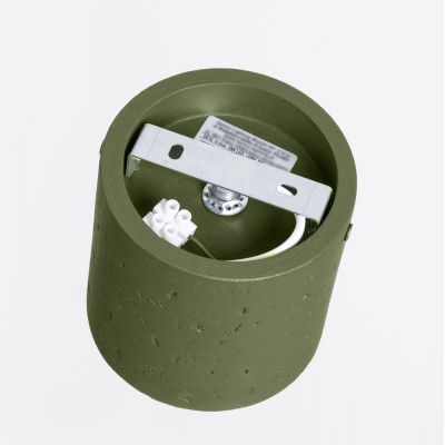 Sollux Lighting Orbis lampa podsufitowa 1x10 W zielona SL.1841