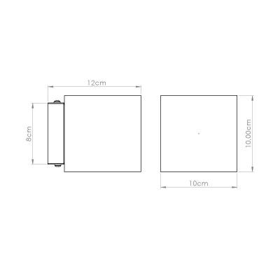 Sollux Lighting Quad kinkiet 1x8 W beżowy SL.1844
