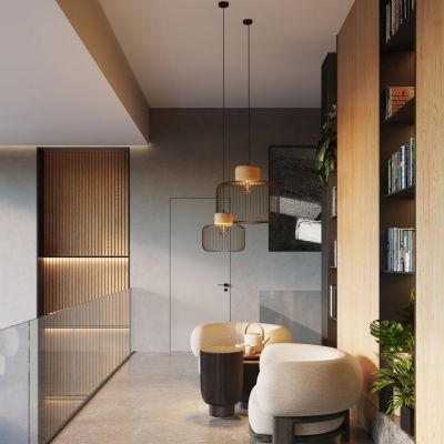 Sollux Lighting Gabbia lampa wisząca 1x15 W czarna SL.1847