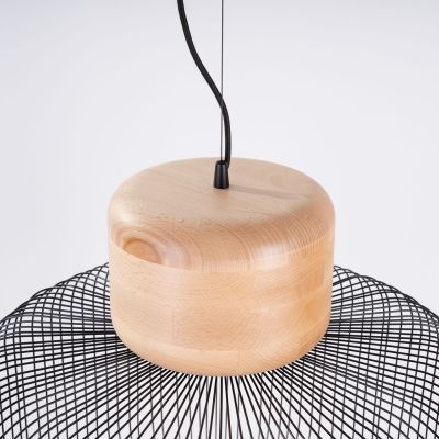 Sollux Lighting Gabbia lampa wisząca 1x16 W czarna SL.1848