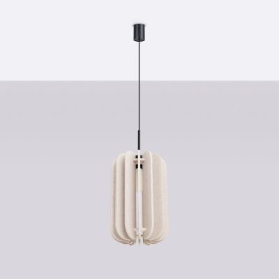 Sollux Lighting Mula lampa wisząca 1x15 W beżowa SL.1857