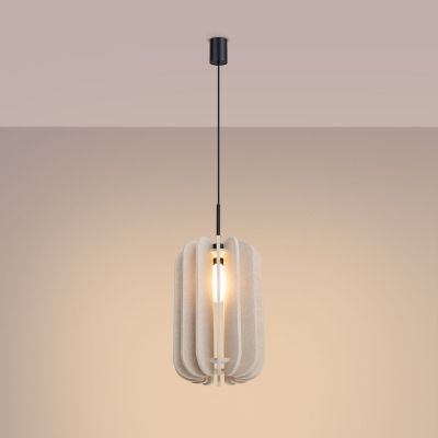 Sollux Lighting Mula lampa wisząca 1x15 W beżowa SL.1857