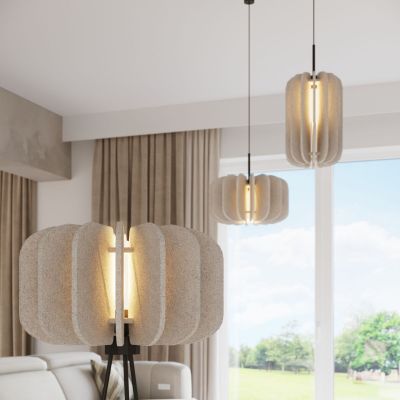 Sollux Lighting Mula lampa wisząca 1x15 W beżowa SL.1860