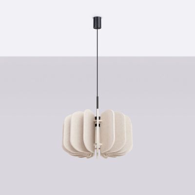 Sollux Lighting Mula lampa wisząca 1x15 W beżowa SL.1860