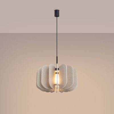 Sollux Lighting Mula lampa wisząca 1x15 W beżowa SL.1860