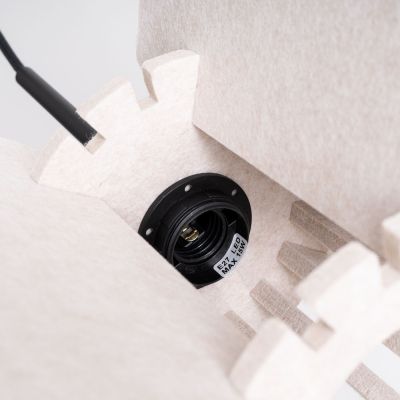 Sollux Lighting Mula lampa wisząca 1x15 W beżowa SL.1860