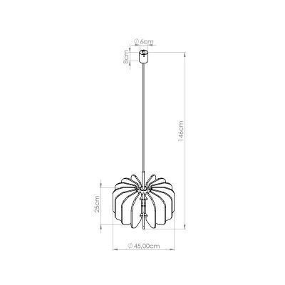 Sollux Lighting Mula lampa wisząca 1x15 W beżowa SL.1860