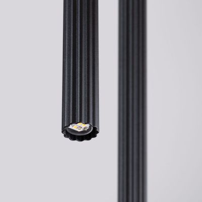 Sollux Lighting Arche lampa wisząca 2x8 W czarna SL.1867