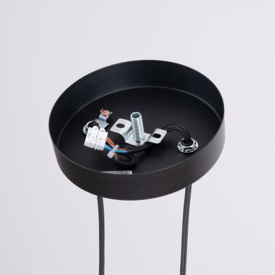 Sollux Lighting Arche lampa wisząca 2x8 W czarna SL.1867