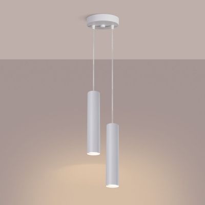 Sollux Lighting Lagos lampa wisząca 2x10 W biała SL.1868