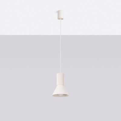 Sollux Lighting Estria lampa wisząca 1x10 W beżowa SL.1870